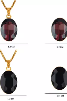 Black necklaces