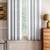 Lushomes Polyester White Melody Sheer Window Curtains (54 x 60 inches, Single pc)