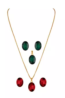 Red necklaces