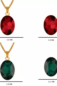 Red necklaces