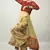 Beige and Red Chiffon top With Beige Printed Pant