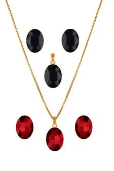 Red necklaces