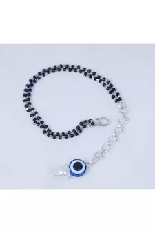 Silver mangalsutra