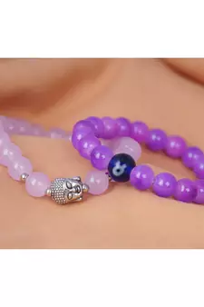 Purple bracelets