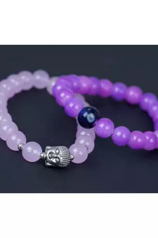 Purple bracelets