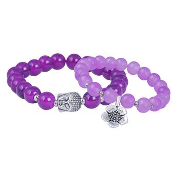 Purple bracelets 1