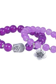 Purple bracelets