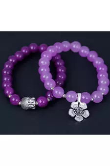 Purple bracelets