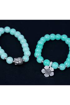 Blue bracelets