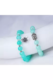 Blue bracelets