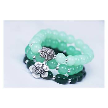 Green bracelets 1