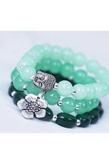 Green bracelets