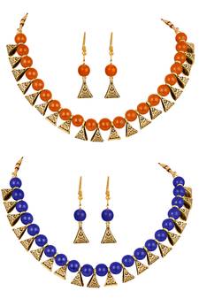 Orange jewellery-combo