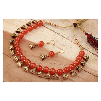 Orange jewellery-combo 2