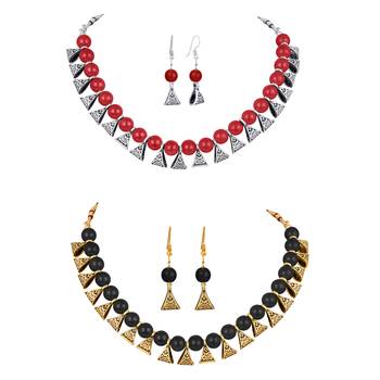 Red jewellery-combo 1