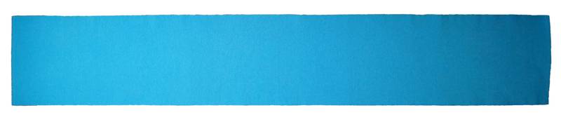 Lushomes Cotton Ribbed Turquoise Table Runner (Blue, 13x71-inch)