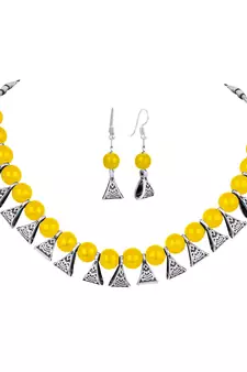 Yellow jewellery-combo