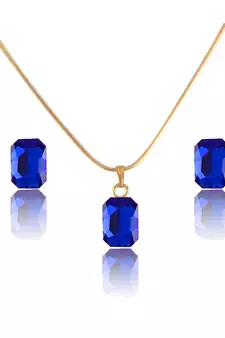 Blue necklaces
