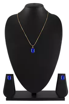 Blue necklaces