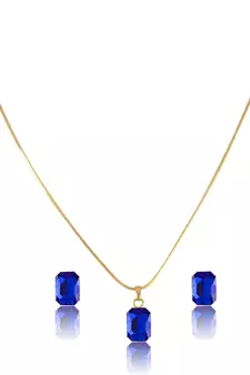 Blue necklaces