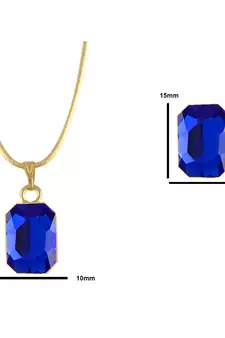Blue necklaces