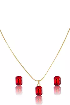Red necklaces