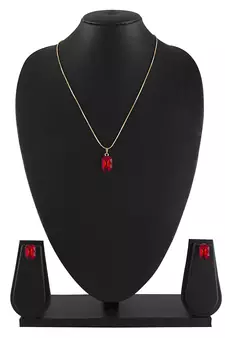 Red necklaces