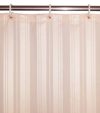 Lushomes Unidyed Peach Polyester Shower Curtain with 12 Plastic Eyelets Size: 72x80 inches (Single pc) (Non PVC) 3