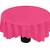 Lushomes Rose Pink Classic Plain Dining Table Cover Cloth (Size 60  Round, 4 Seater Round/Oval Table Cloth)