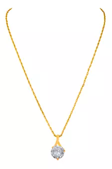Gold necklaces