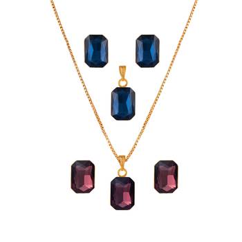 Blue necklaces 1