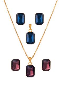 Blue necklaces