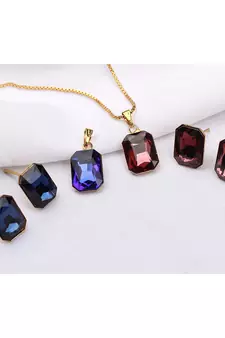Blue necklaces