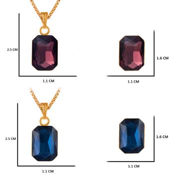 Blue necklaces 4