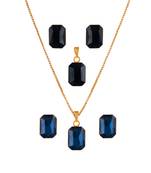 Blue necklaces