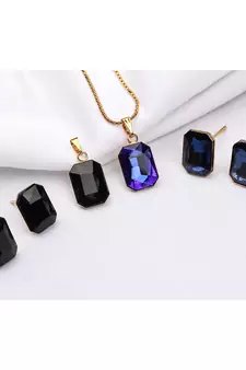 Blue necklaces