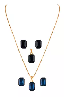 Blue necklaces