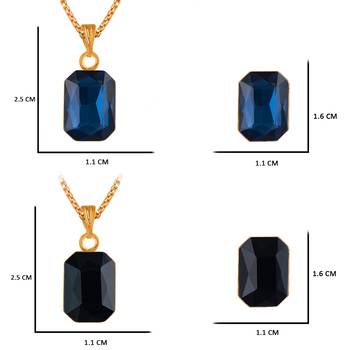 Blue necklaces 4