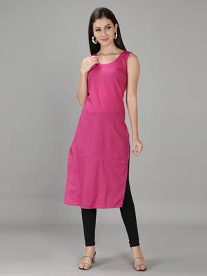 Magenta embroidered georgette chikankari-kurtis 3