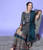 "The Venus" Women Ethnic Kurti Skirt & Dupatta Set