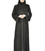 Khadija Fashion,Women And Girls Self Designed Abaya,Burqa  With Georgette Scarf, Finest Hand Worked On Chest.