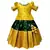 Yellow Green New south Indian traditional pattu pavadai Jecquard Lehenga choli for girls dress