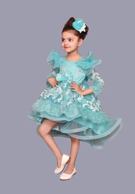 Aqua Blue Fancy Dress 1