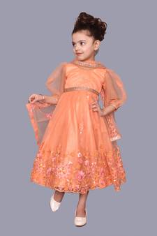 Peach Anarkali