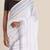 Suta White  Lavender Striped Saree