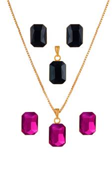 Pink necklaces