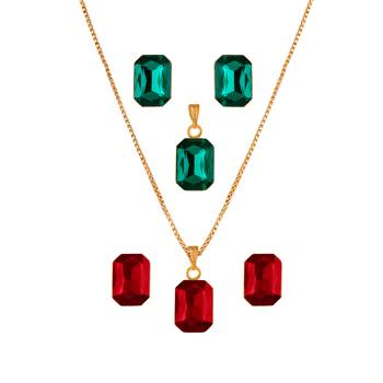 Red necklaces 1