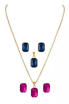 Pink necklaces