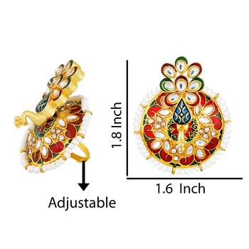Multicolor cubic zirconia rings 4