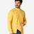 Tabard yellow  Cotton Short Kurta for men's